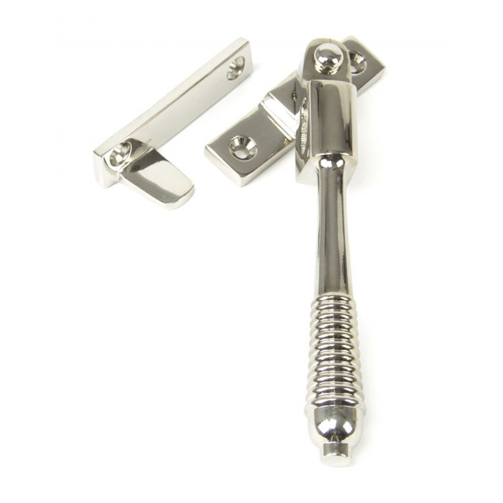 From the Anvil Night-Vent Locking Reeded Fastener - Polished Nickel